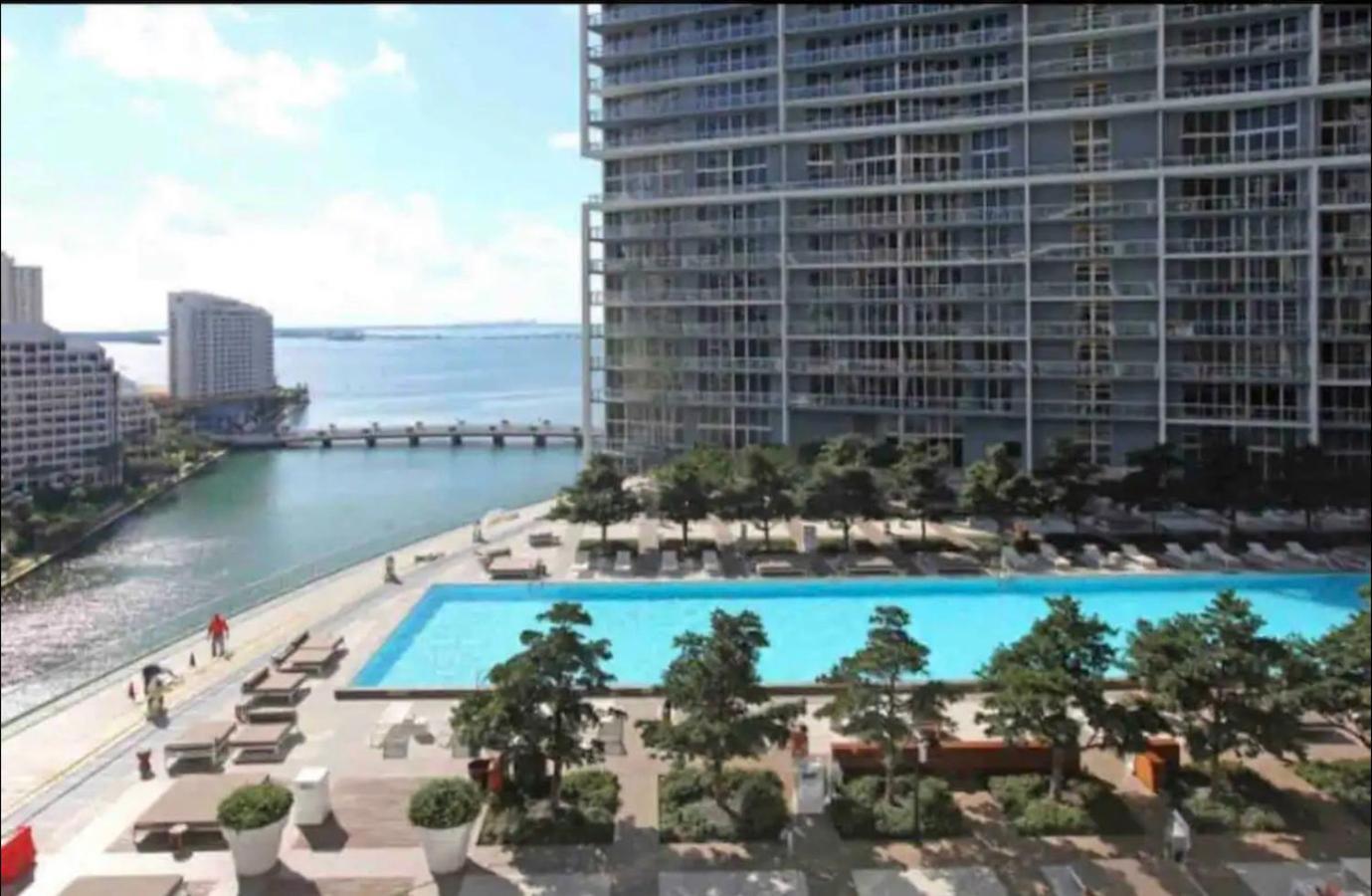 *Iconic W Icon Condo/ Pool&Waterviews*Freespa* Miami Dış mekan fotoğraf